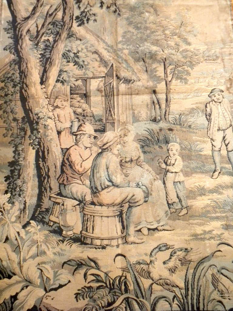 Vintage Scenic Tapestry