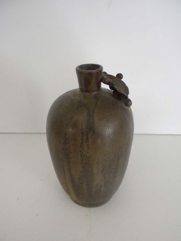 Stoneware Vase by Arne Bang In Good Condition In Brambleton, VA