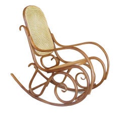 Vintage Thonet Bentwood Rocking Chair, Signed
