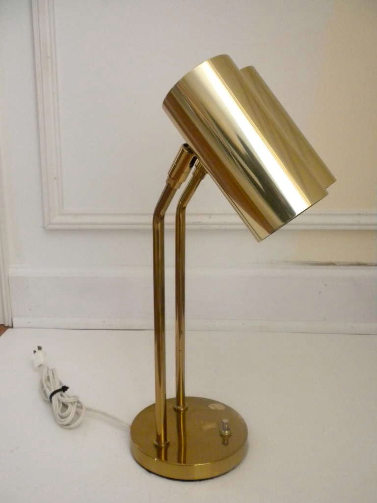 Koch & Lowy Double Arm Desk Lamp