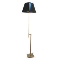 Laurel Brass Adjustable Floor Lamp