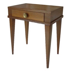 Jean Michel Frank Style Cerused Oak Side Table