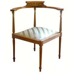 Federal Style Corner Chair