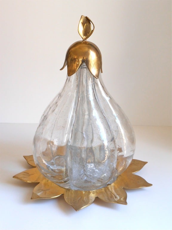 Italian Five Chamber Decanter in the style of Hermes 1