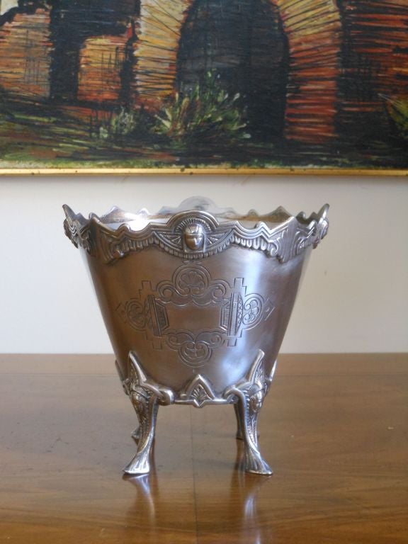 American Antique Aesthetic Silverplate Basket by Rogers Smith & Co