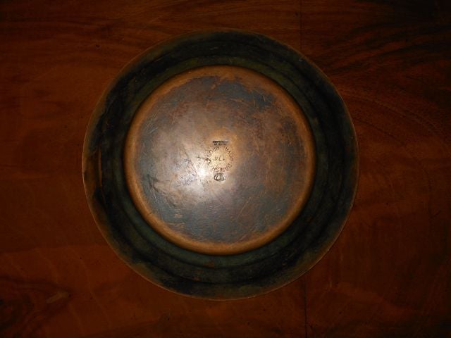 20th Century Danish Royal Bronze Art Noveau Dish For Sale