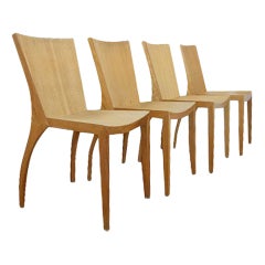 Set of Four Jean Michel Frank Style Chairs