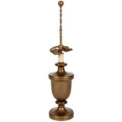 Bradley 
Hubbard Brass Urn Lamp
