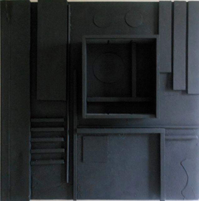 Mid-Century Mixed Media Wall Sculpture