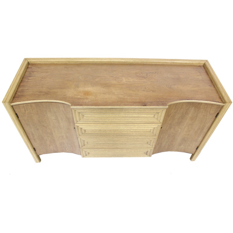 Johan Tapp Serpentine Front Mid Century Modern Sideboard Dresser