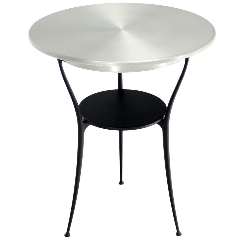 MidCentury Italian Modern TriLeg Cafe Table by Arper at 1stDibs