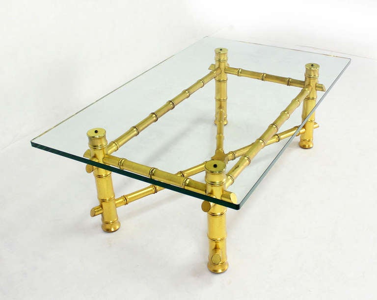 American Gilt Faux Bamboo Base 3/4