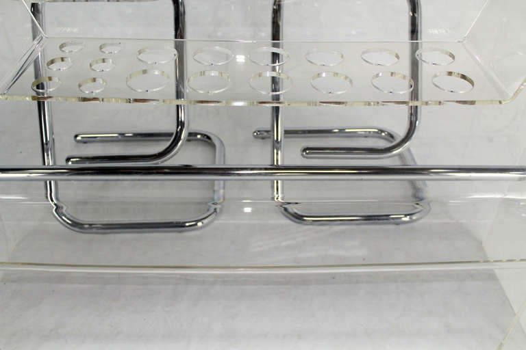 lucite bar table