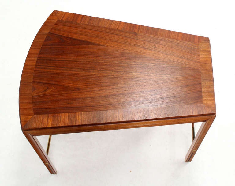 American Mid Century Modern Solid Walnut Side or Coffee Table