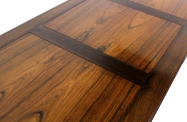 Wood Oriental Mid Century Modern Coffee Table by Baker