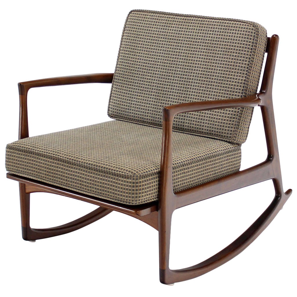 Danish Modern Mid-Century Rocking Chair by Selig