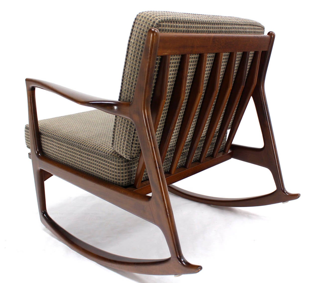 Danish Modern Mid-Century Rocking Chair by Selig at 1stdibs