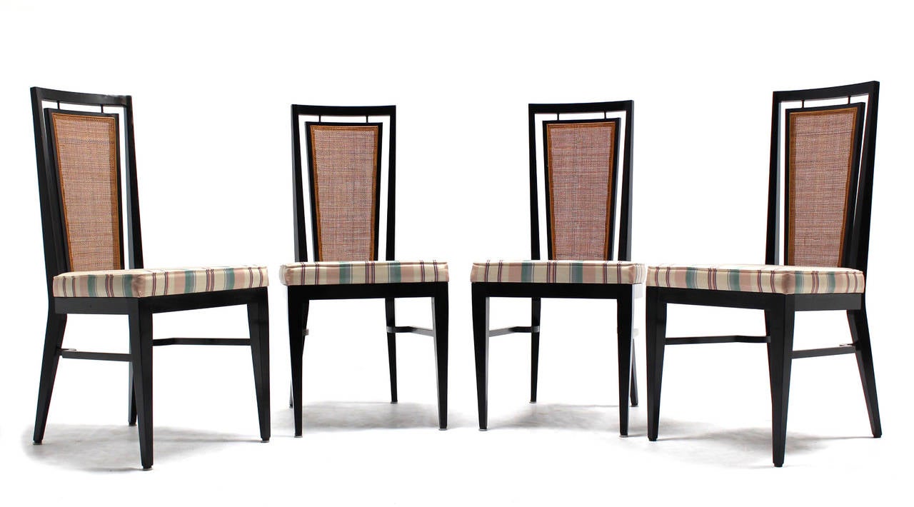 Set of 4 very nice design dining chairs in style of Paul McCobb