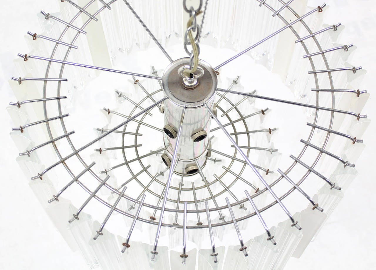 20th Century Camer Mid Century Modern Round Light Fixture