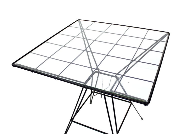 Eiffel Towel Style Cafe Table Mattieu Mategot In Good Condition In Rockaway, NJ