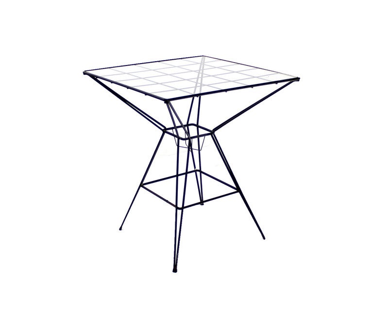 Eiffel Towel Style Cafe Table Mattieu Mategot 2