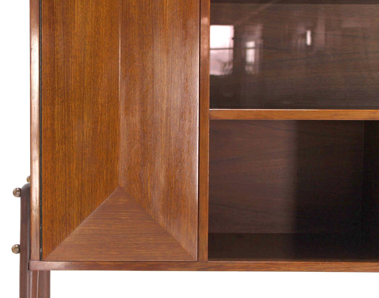 20th Century Mid-Century Italian Modern Cabinet Credenza on Tall Legs