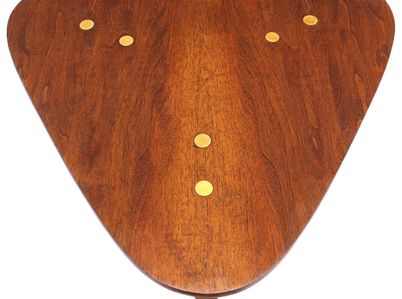 TriangleTop and Bent PlywoodLeg Side Table by Dux at 1stDibs bent