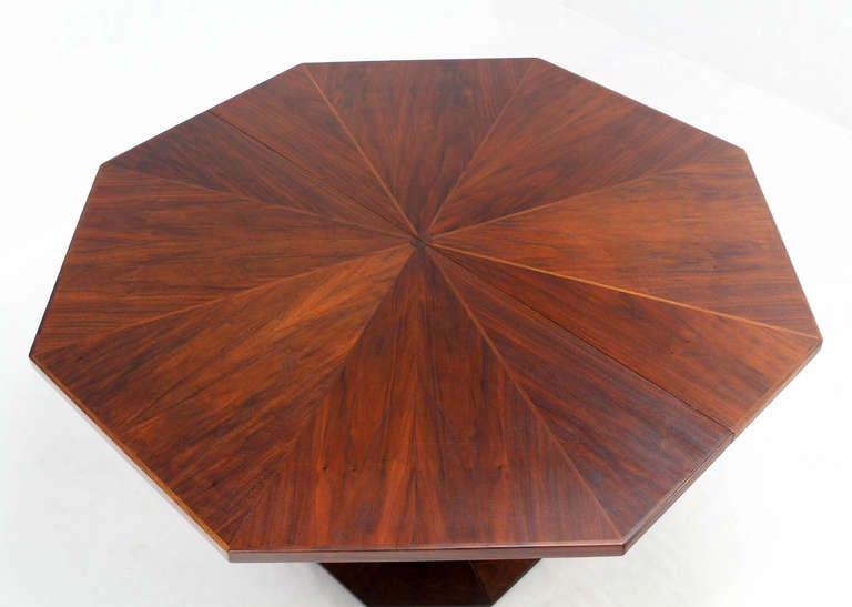 octagon dining table with leaf