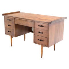 Mid-Century Modern American Walnut Desk