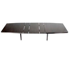 Mid-Century Modern Dunbar Dining or Conference Table with Three Extension Leaves 9
