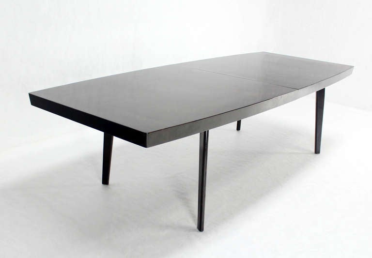 20th Century Mid-Century Modern Dunbar Dining or Conference Table with Three Extension Leaves