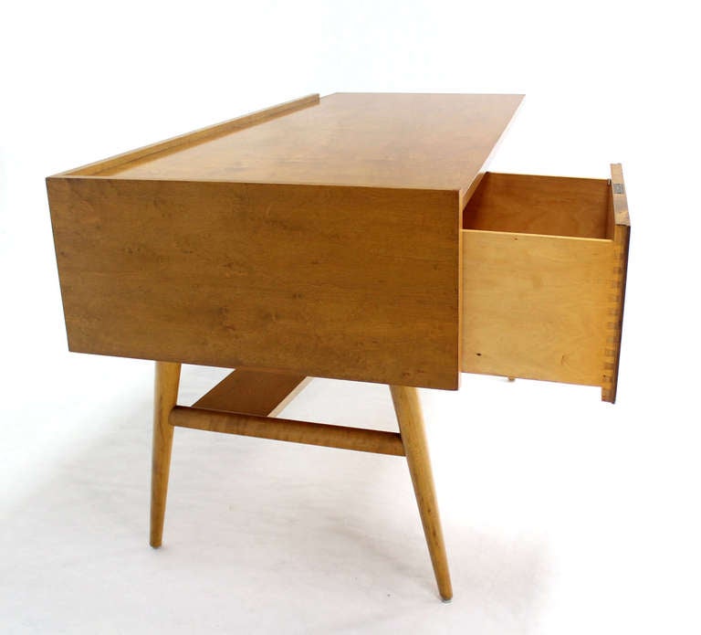 modern maple desk