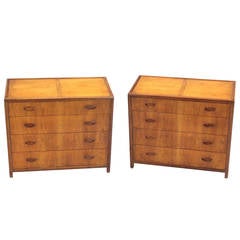 Pair of Michael Talor for Baker Bachelor Chests or Dressers