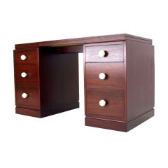 Art Deco Rosewood Vanity, Small Desk