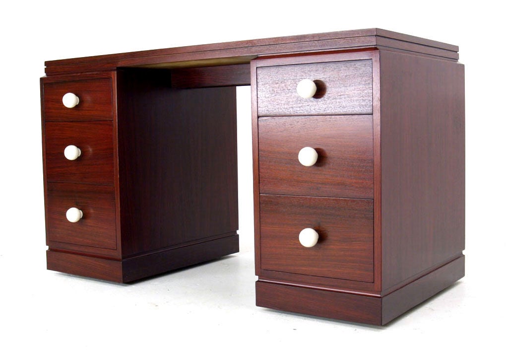 Lovely 6 drawer rosewood vanity from Art Deco period.