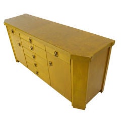Paul Frankl Bleached Mahogany Sideboard with Cork Top