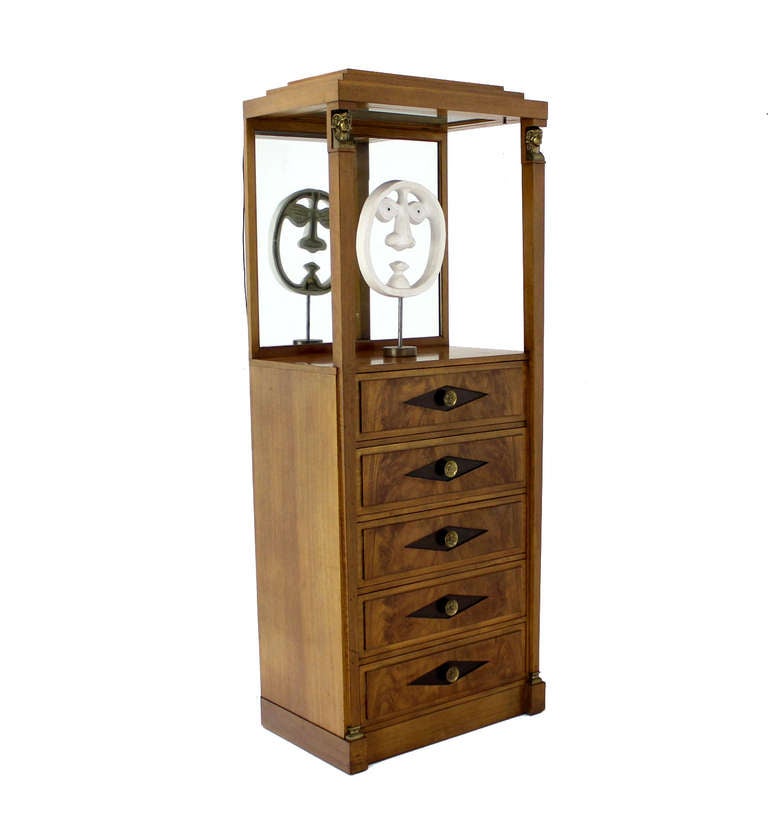Empire Vitrine Light Up Display Cabinet or Chest of Drawers 3