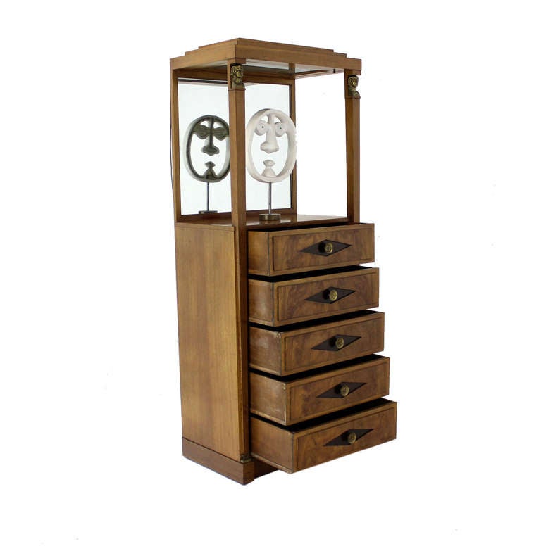 Empire Vitrine Light Up Display Cabinet or Chest of Drawers 2