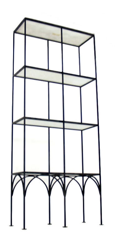 American 4 tier Wrought Iron Etagere