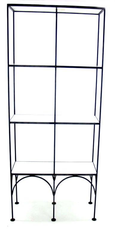 Late 20th Century 4 tier Wrought Iron Etagere