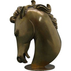 Hagenauer Wien Bronze Horse Sculpture