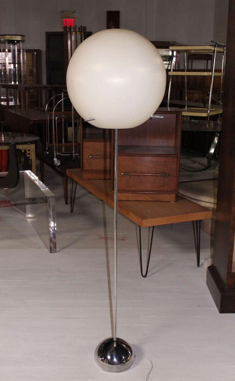 large floor globe lamp