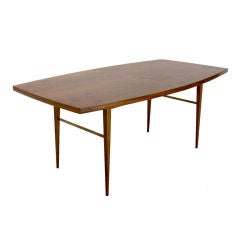 Paul McCobb for Calvin Walnut Dining Table with 4 Extensions