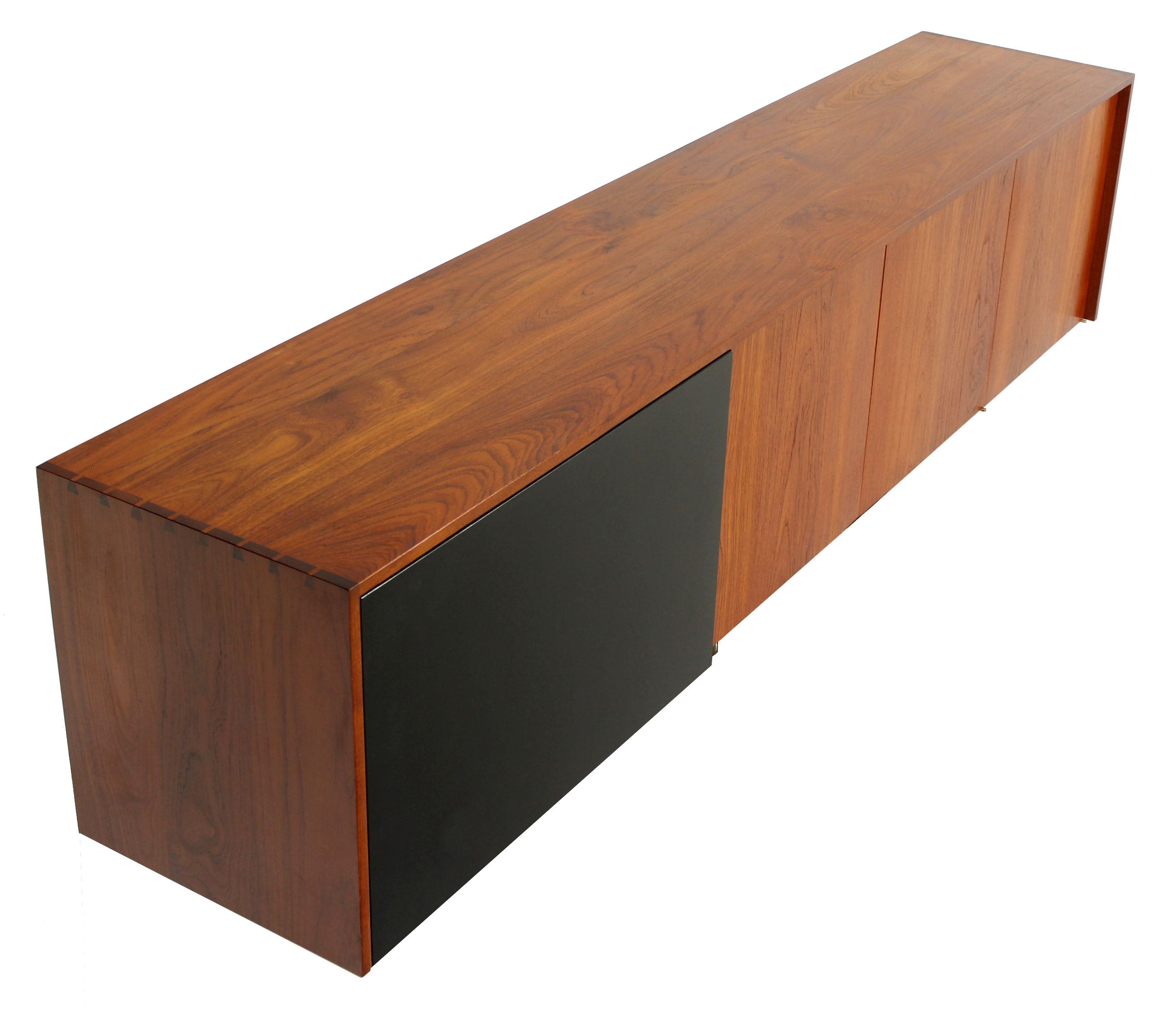 Solid Walnut Mid Century Modern  Hanging Cabinet