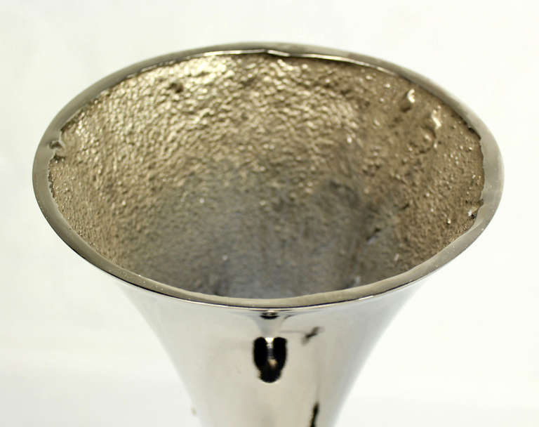 Pair of Chrome Mid-Century Modern Floor Lamp Torcheres by Laurel In Excellent Condition In Rockaway, NJ