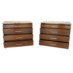 Pair of Paul McCobb for Calvin Dressers Bachelor Chests