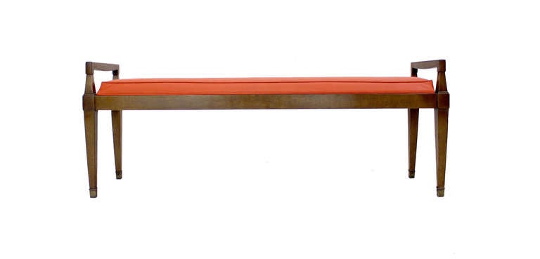 Mid Century Modern Window Bench by Drexel In Excellent Condition In Rockaway, NJ