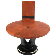 Henredon Single-Pedestal Round Dining Table