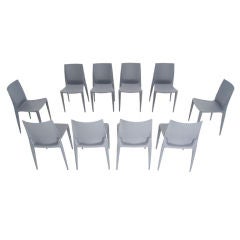 Set of 10 Mario Bellini Dining Chairs