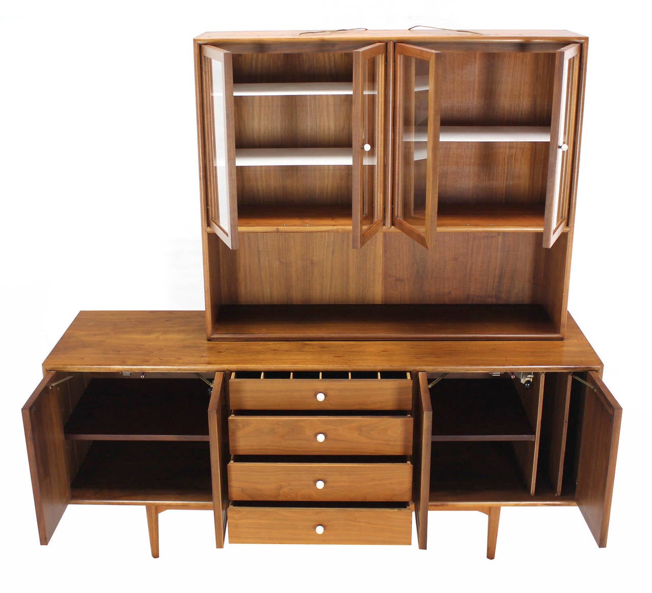 Mid-Century Modern Drexel Declaration Two Part Cabinet